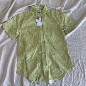 RE/DONE 70’s Short Sleeve Button Down in Citrus Paisley NWT